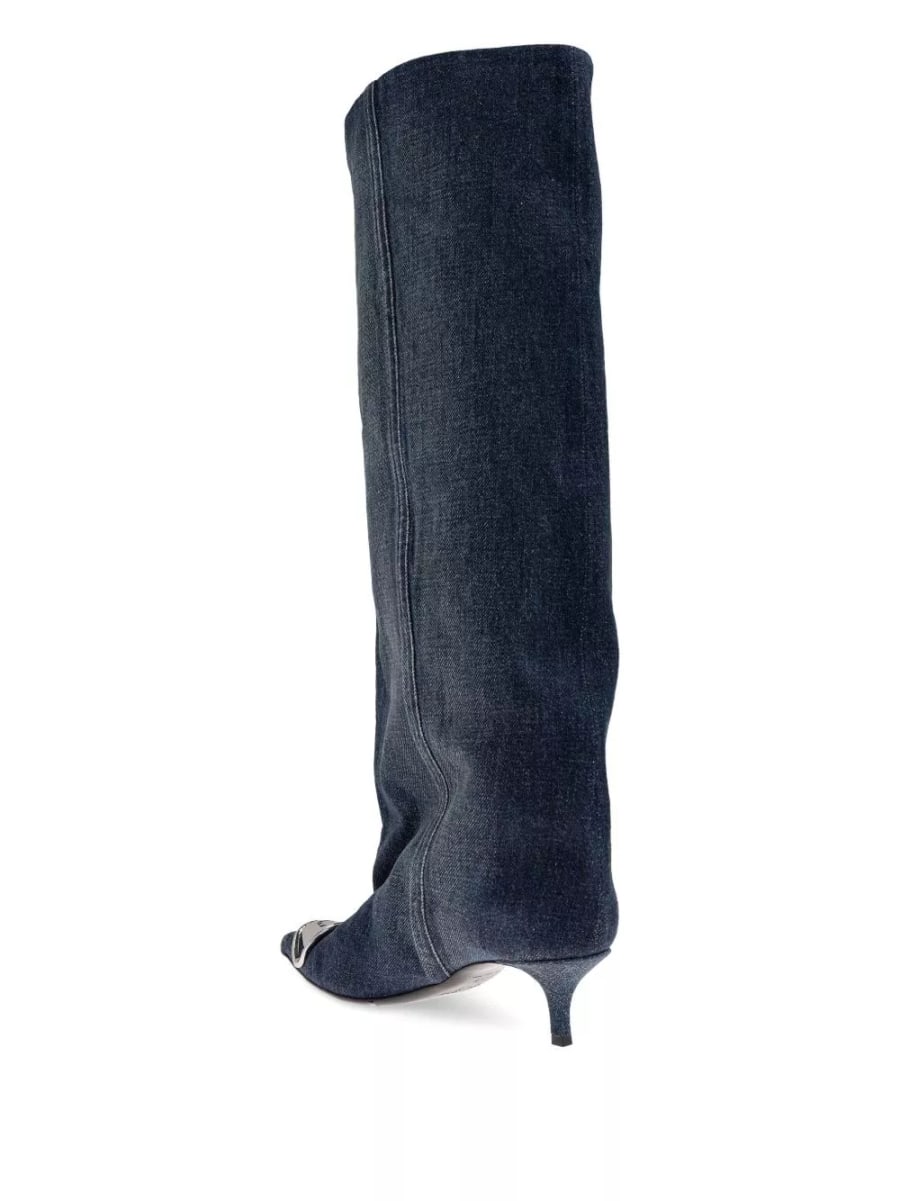 Diesel Stivali in denim Venus, view 3