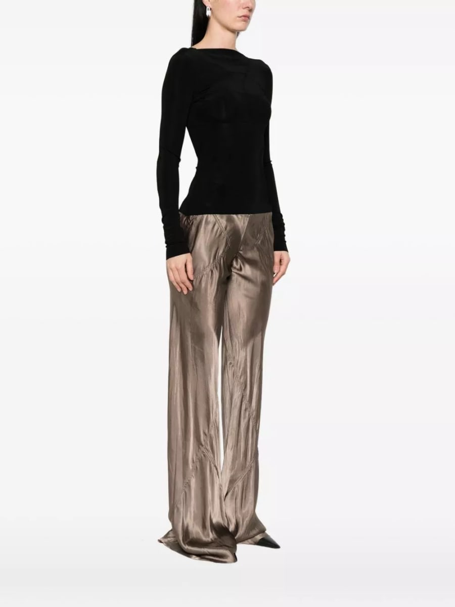 Rick Owens Top a maniche lunghe, view 4