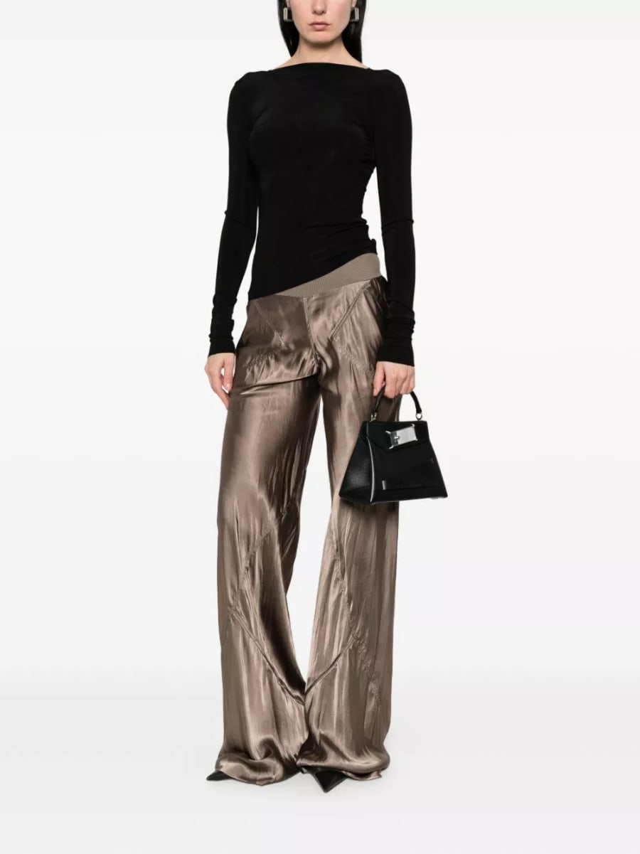 Rick Owens Top a maniche lunghe, view 5