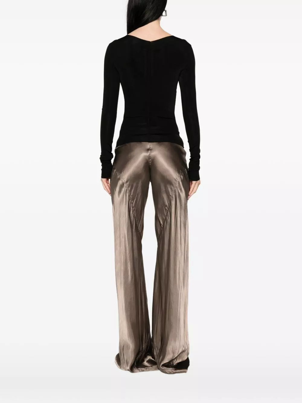 Rick Owens Top a maniche lunghe, view 2