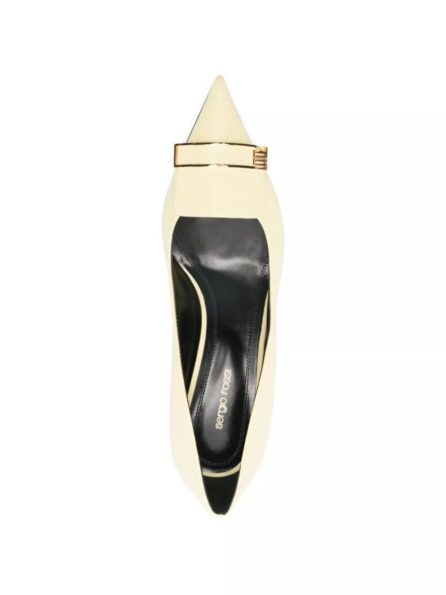Sergio rossi Pumps in pelle, view 3