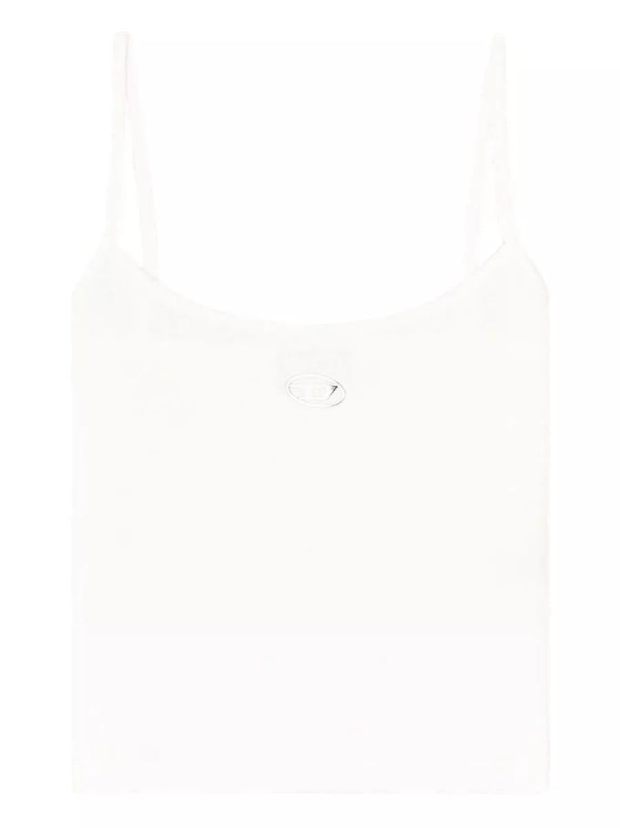 Diesel Top in cotone con logo