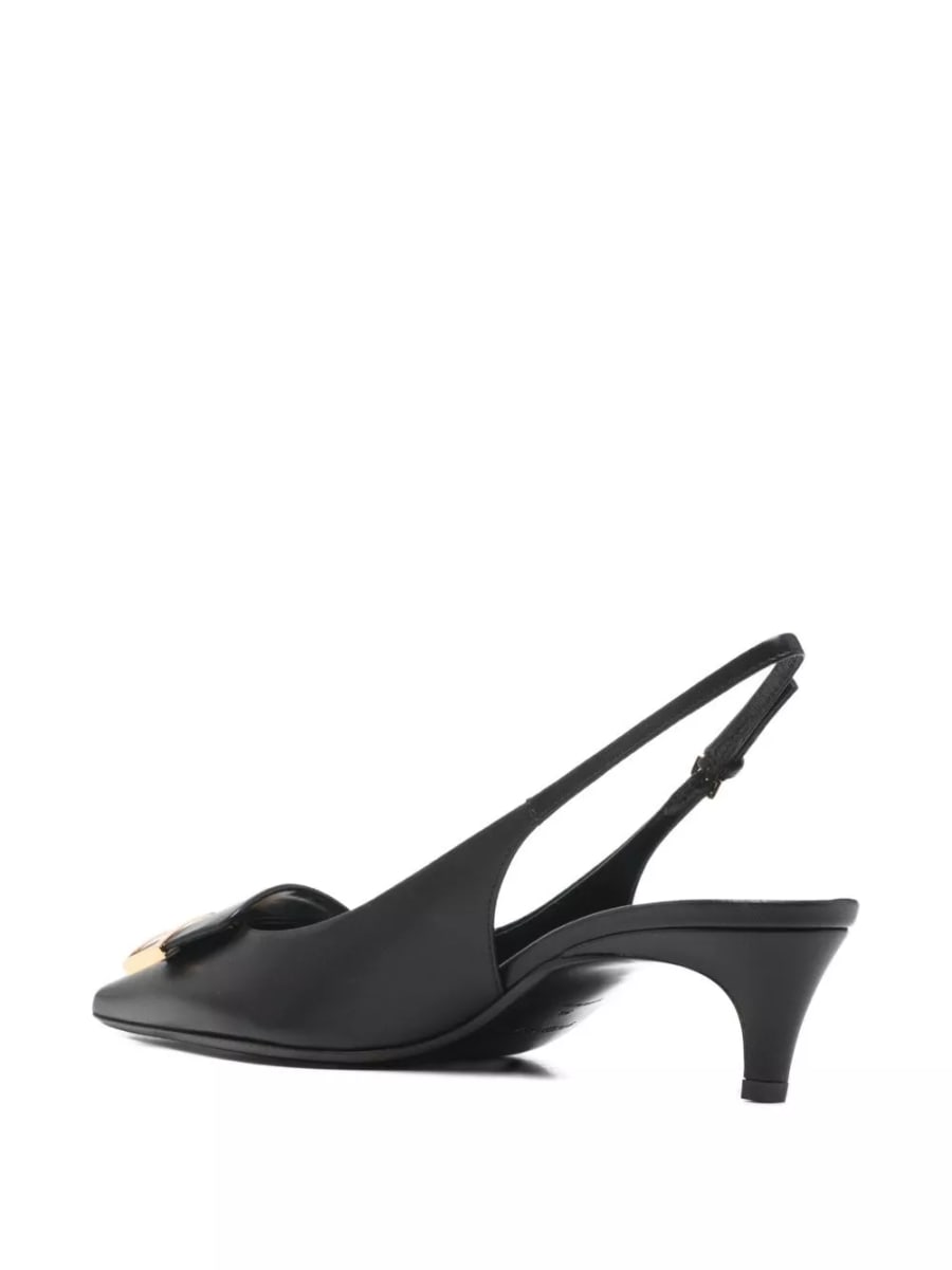 Sergio rossi Pumps slingback in pelle, view 2