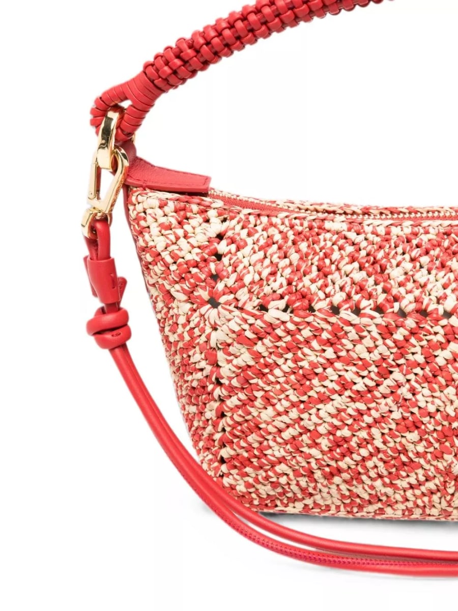 Loewe paula's ibiza Pochette Cala in rafia, view 3