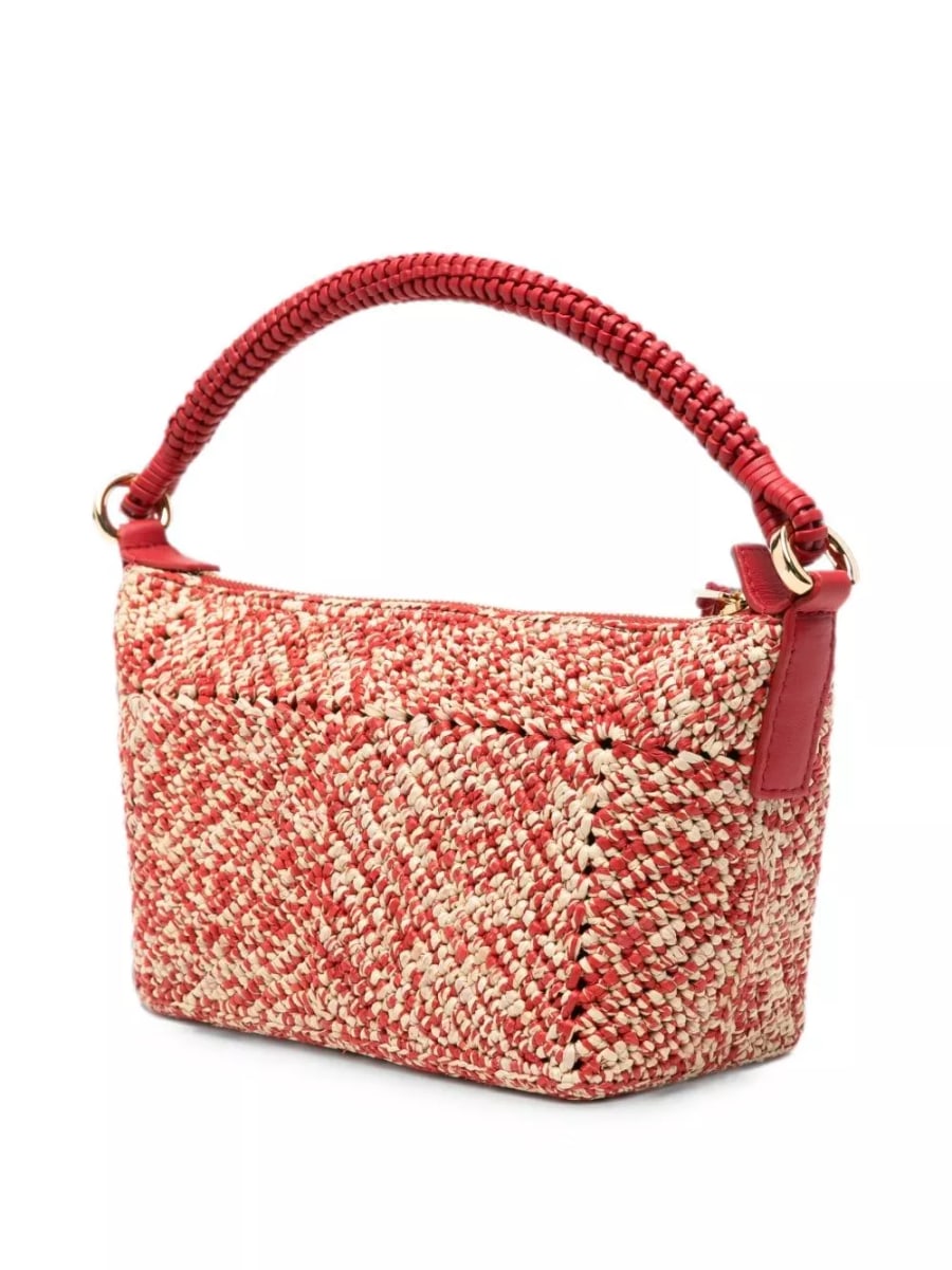 Loewe paula's ibiza Pochette Cala in rafia, view 4