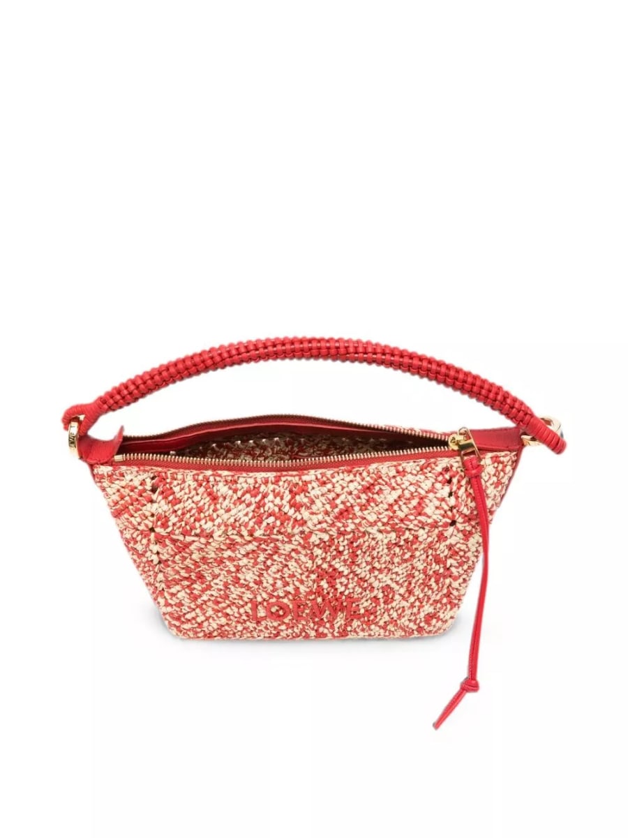Loewe paula's ibiza Pochette Cala in rafia, view 5