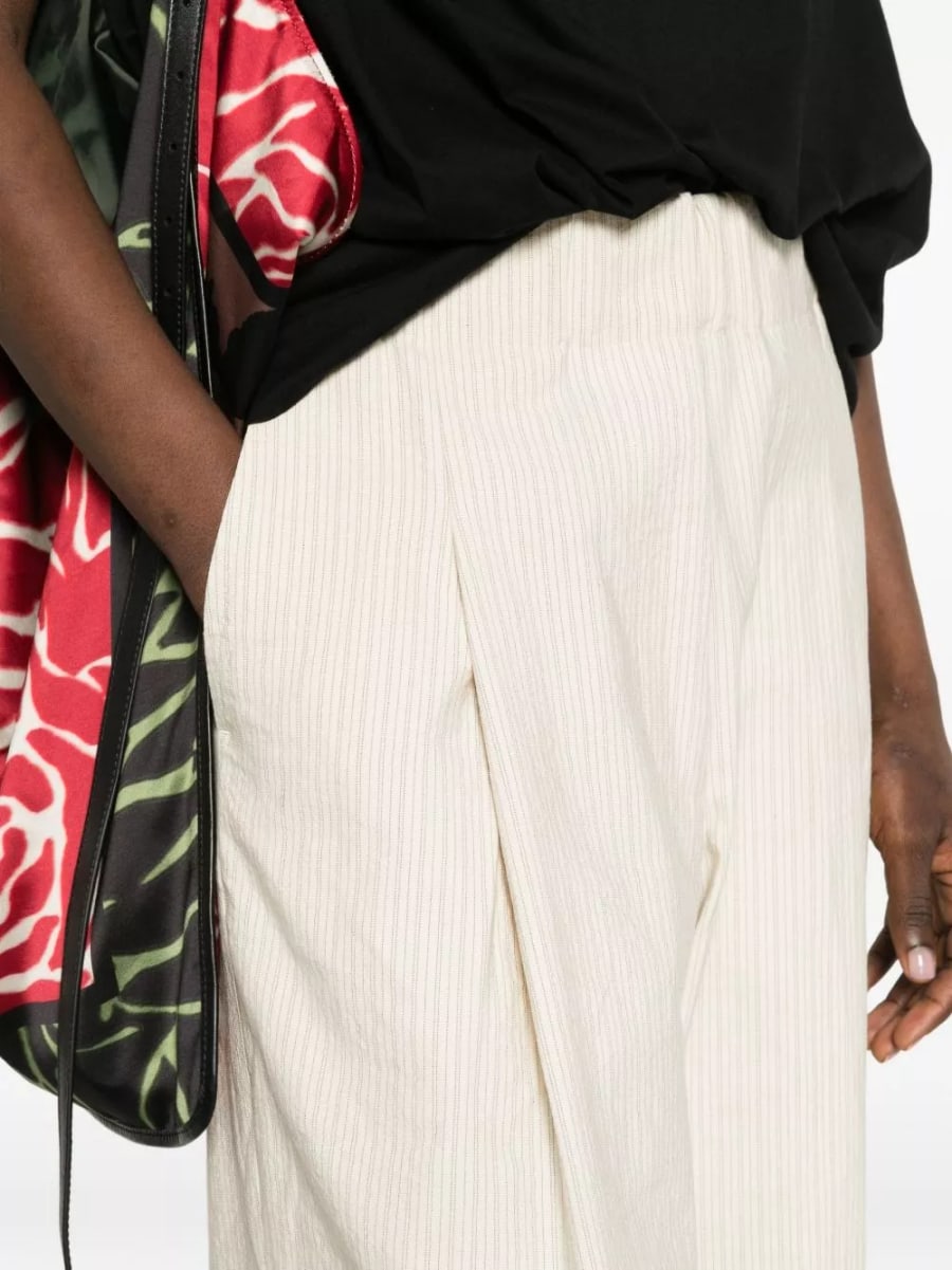 Dries Van Noten Pantaloni a gamba svasata, view 5