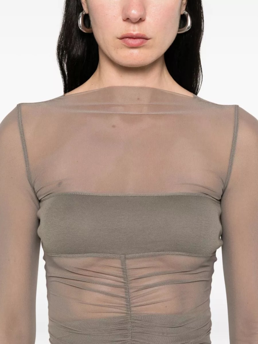 Rick Owens Top in design trasparente, view 4