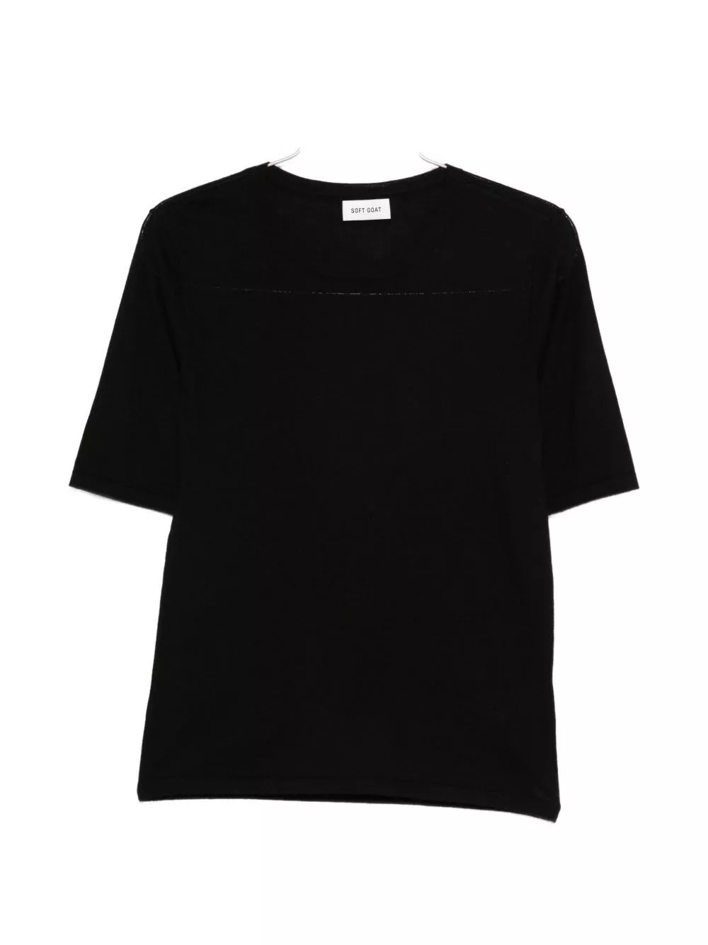 Soft goat Maglione girocollo in cashmere