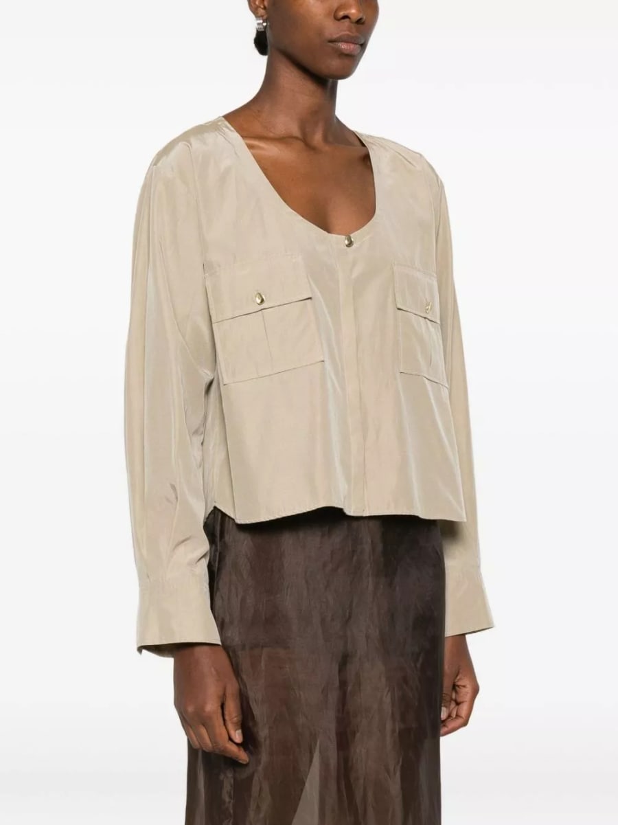 Forte_Forte Blusa in misto cotone, view 2