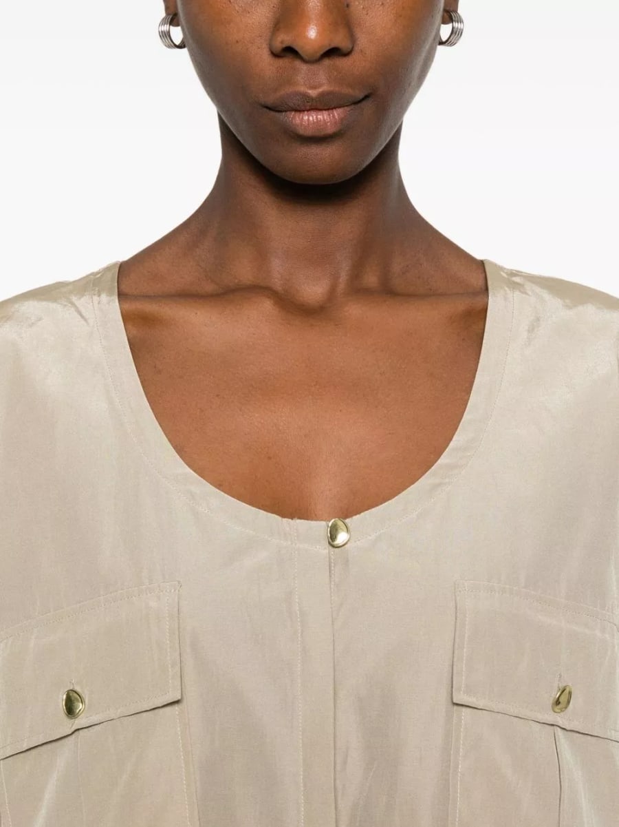 Forte_Forte Blusa in misto cotone, view 5