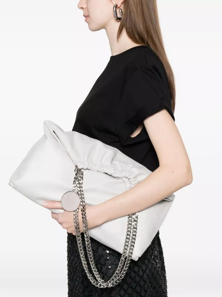 Stella McCartney Falabella Drawstring medium tote, view 3