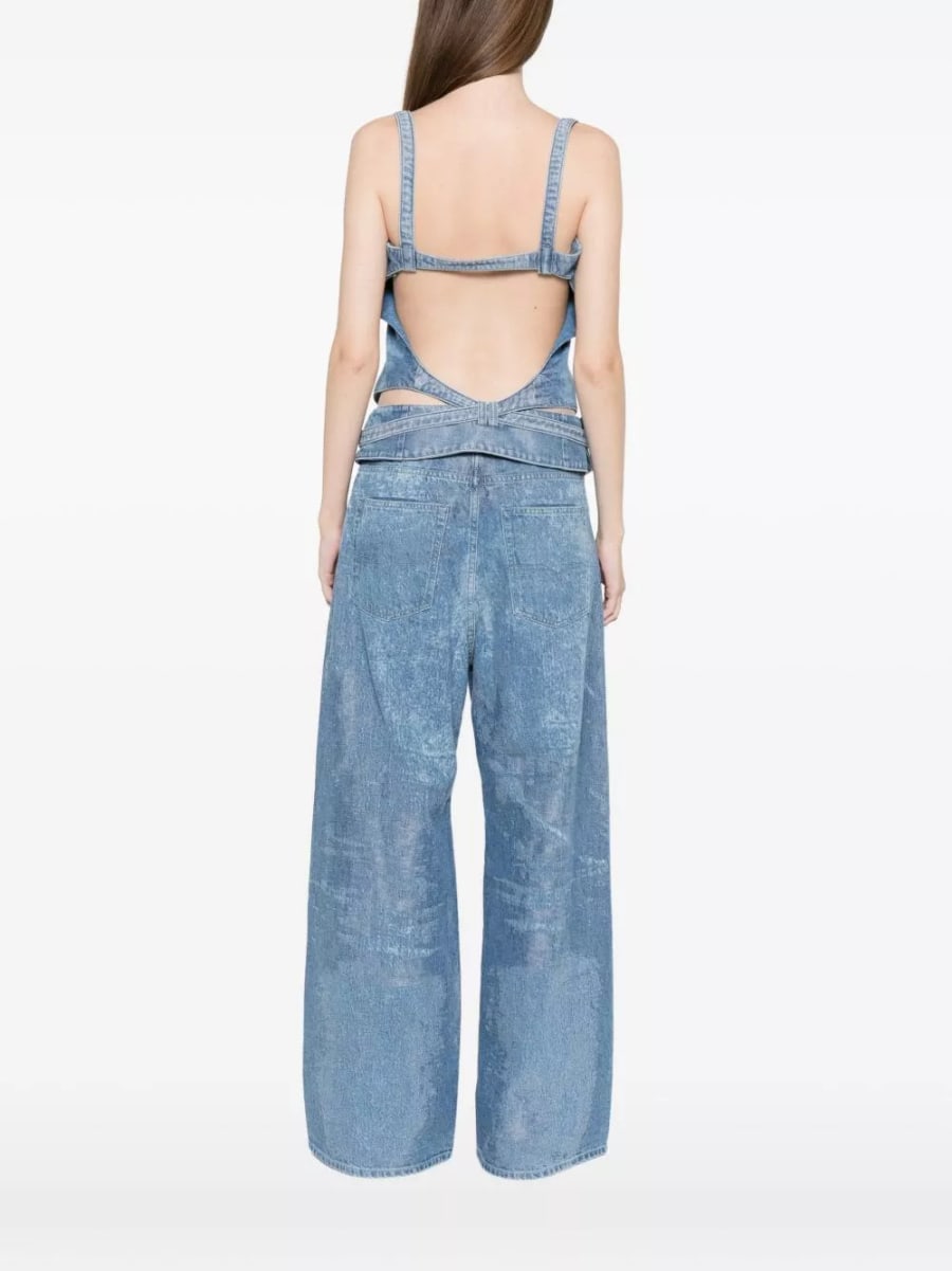 Diesel Top in denim, view 2