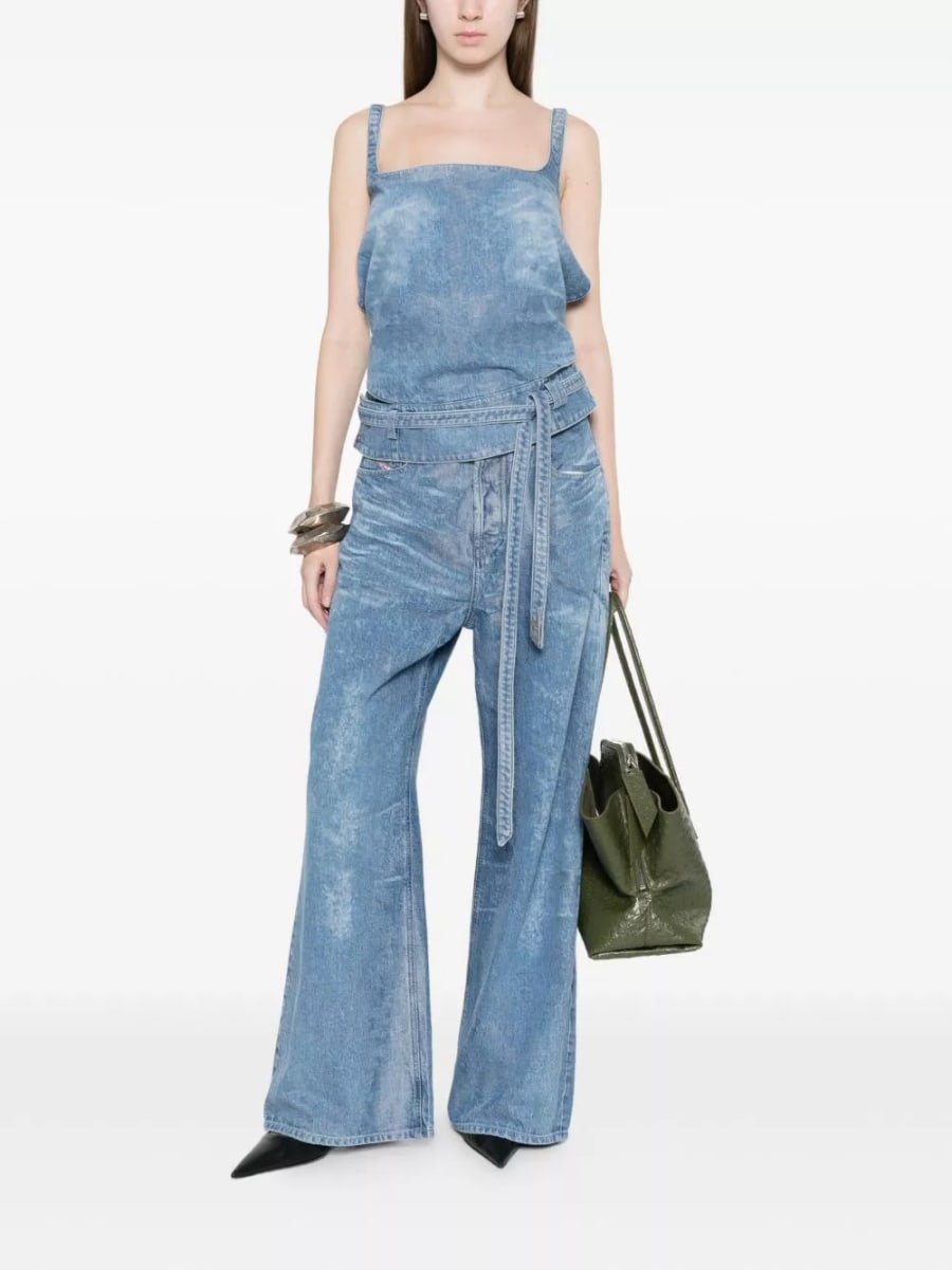 Diesel Top in denim, view 3