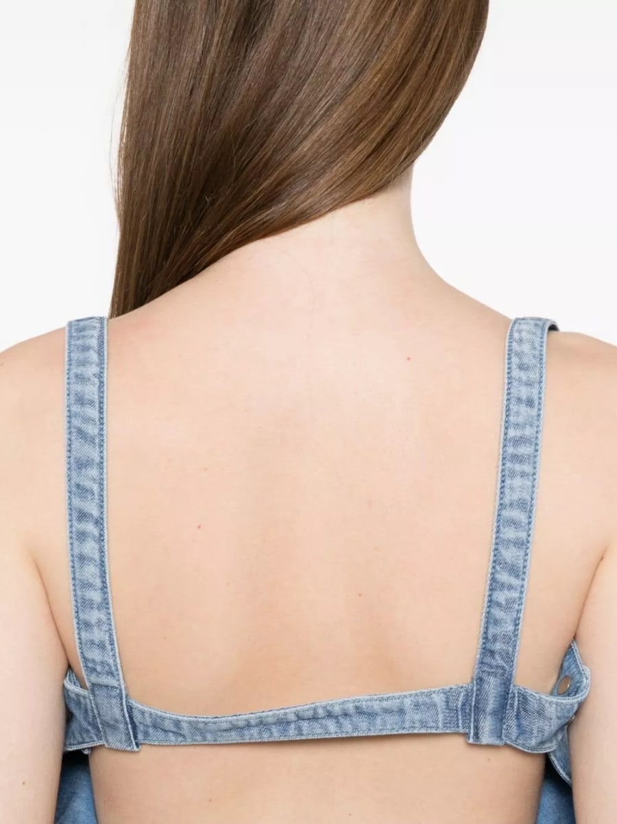 Diesel Top in denim, view 4