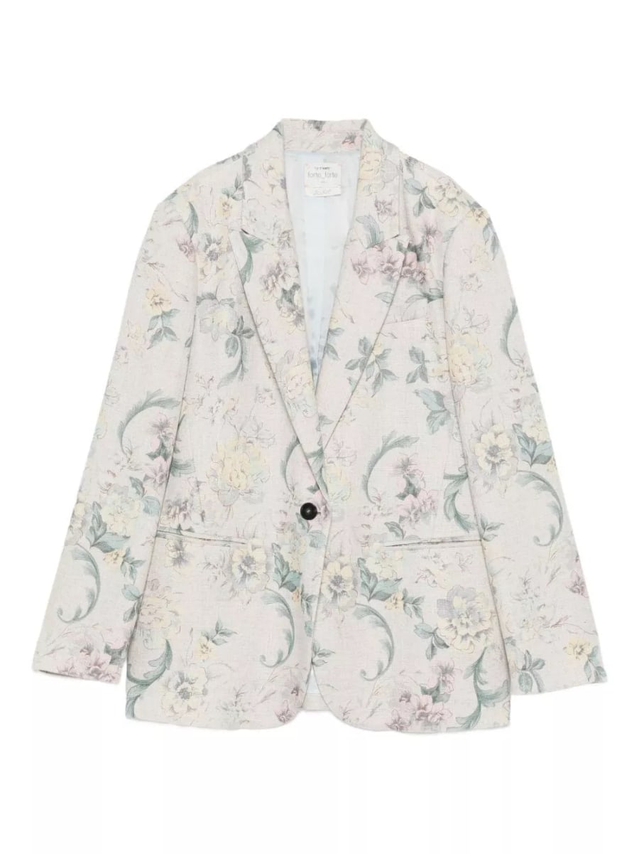 Forte_Forte Giacca blazer stampata