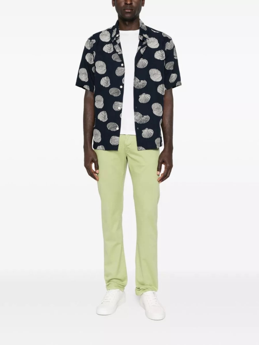 Jacob cohen Jeans in denim slim di cotone, view 2
