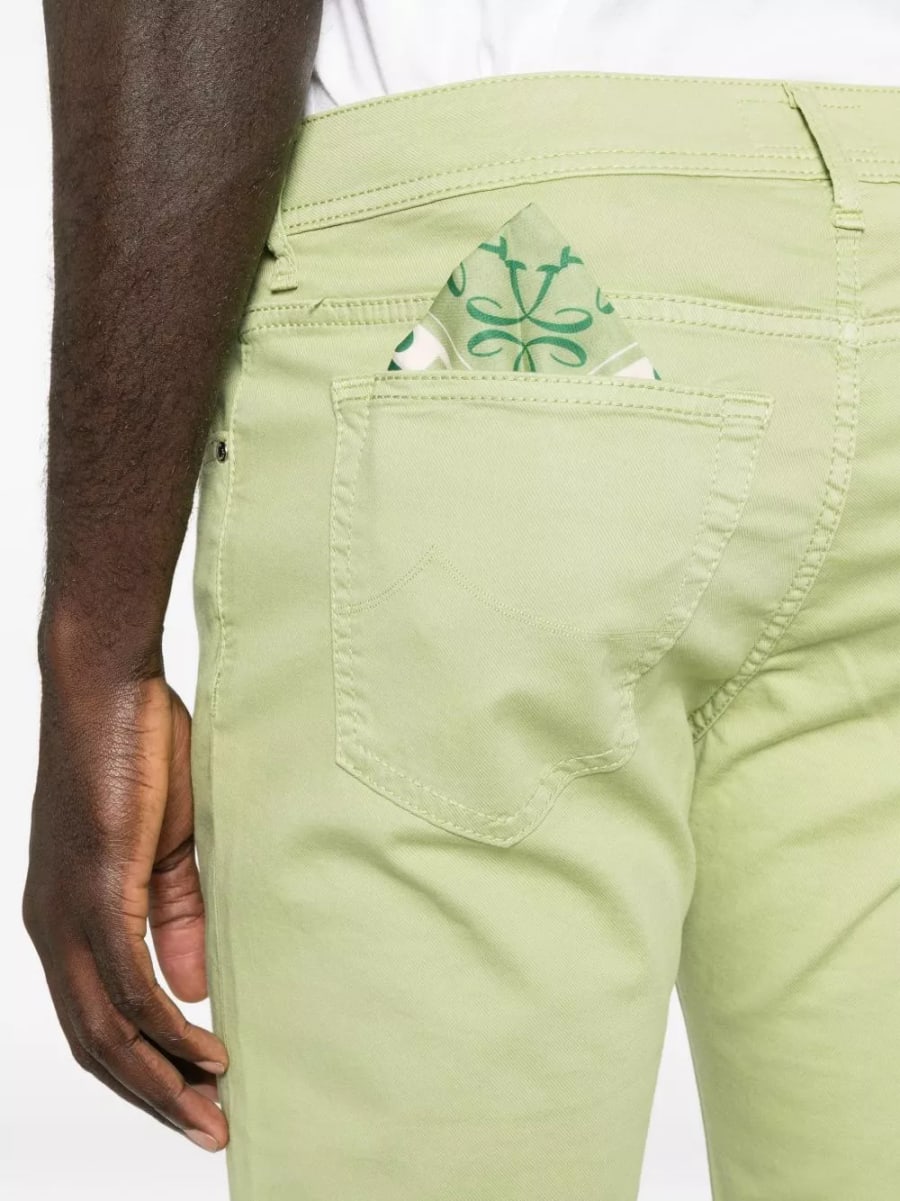 Jacob cohen Jeans in denim slim di cotone, view 3