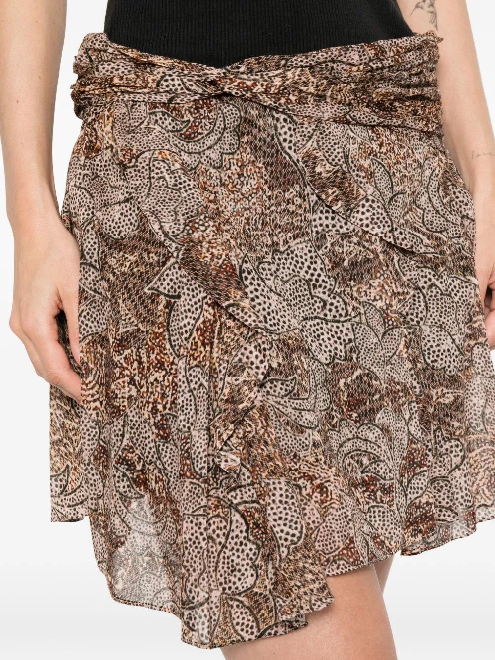 Isabel Marant Gonna mini stampata Camia, view 2