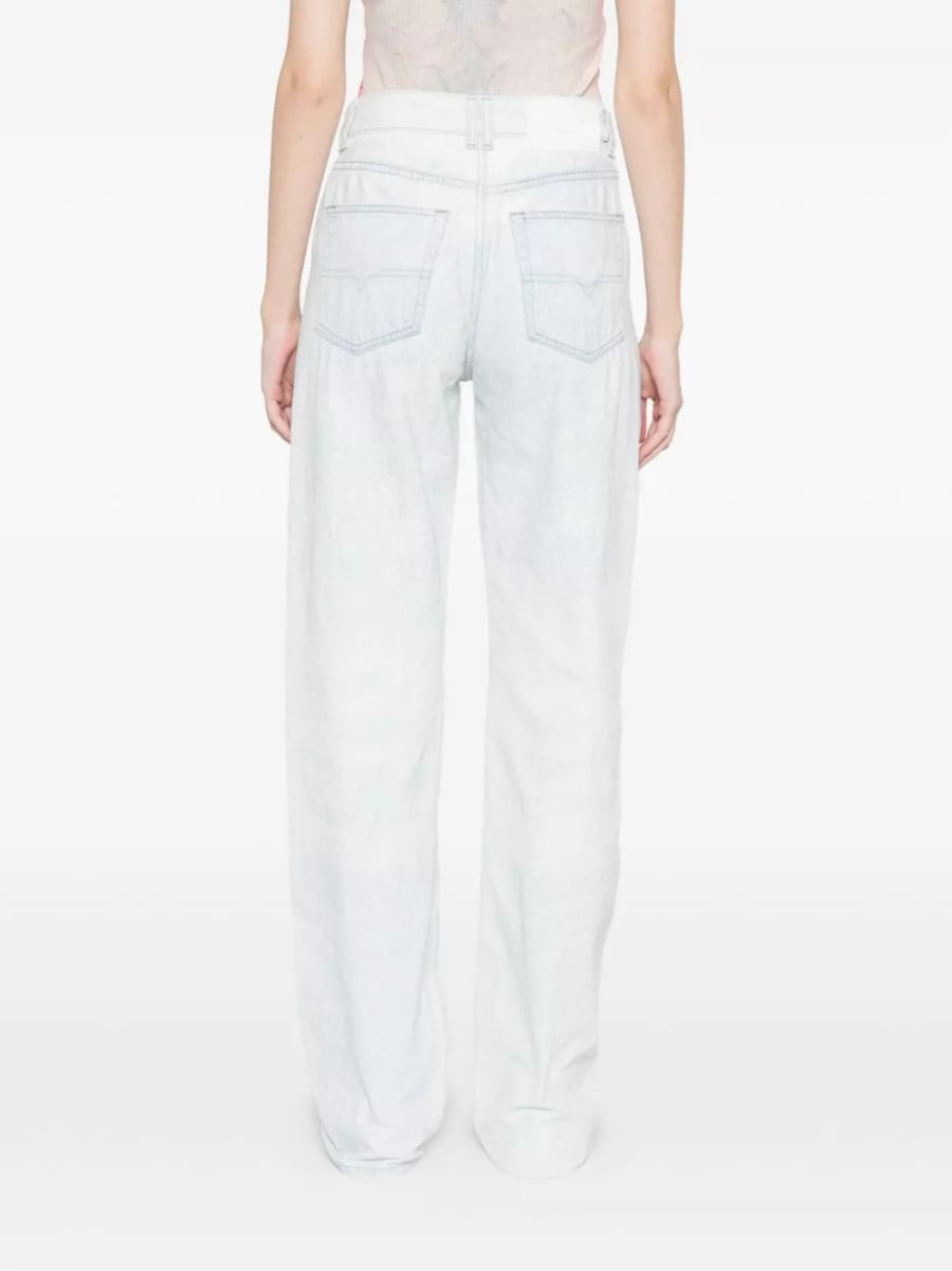 Diesel Jeans in denim di cotone, view 3