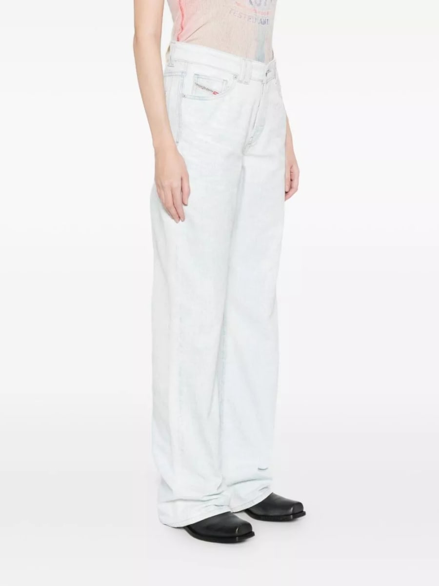 Diesel Jeans in denim di cotone, view 4