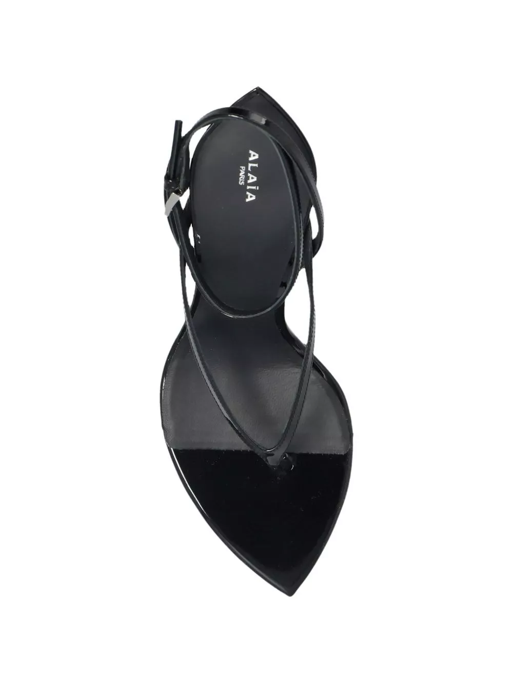 Alaïa Sandali in pelle con cinturino, view 2