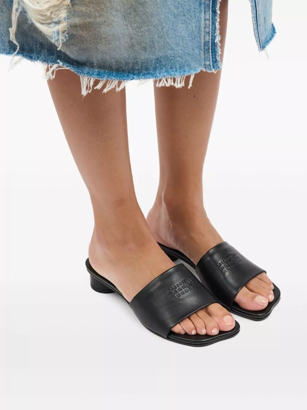 MM6 Maison Margiela Slipper in pelle, view 2