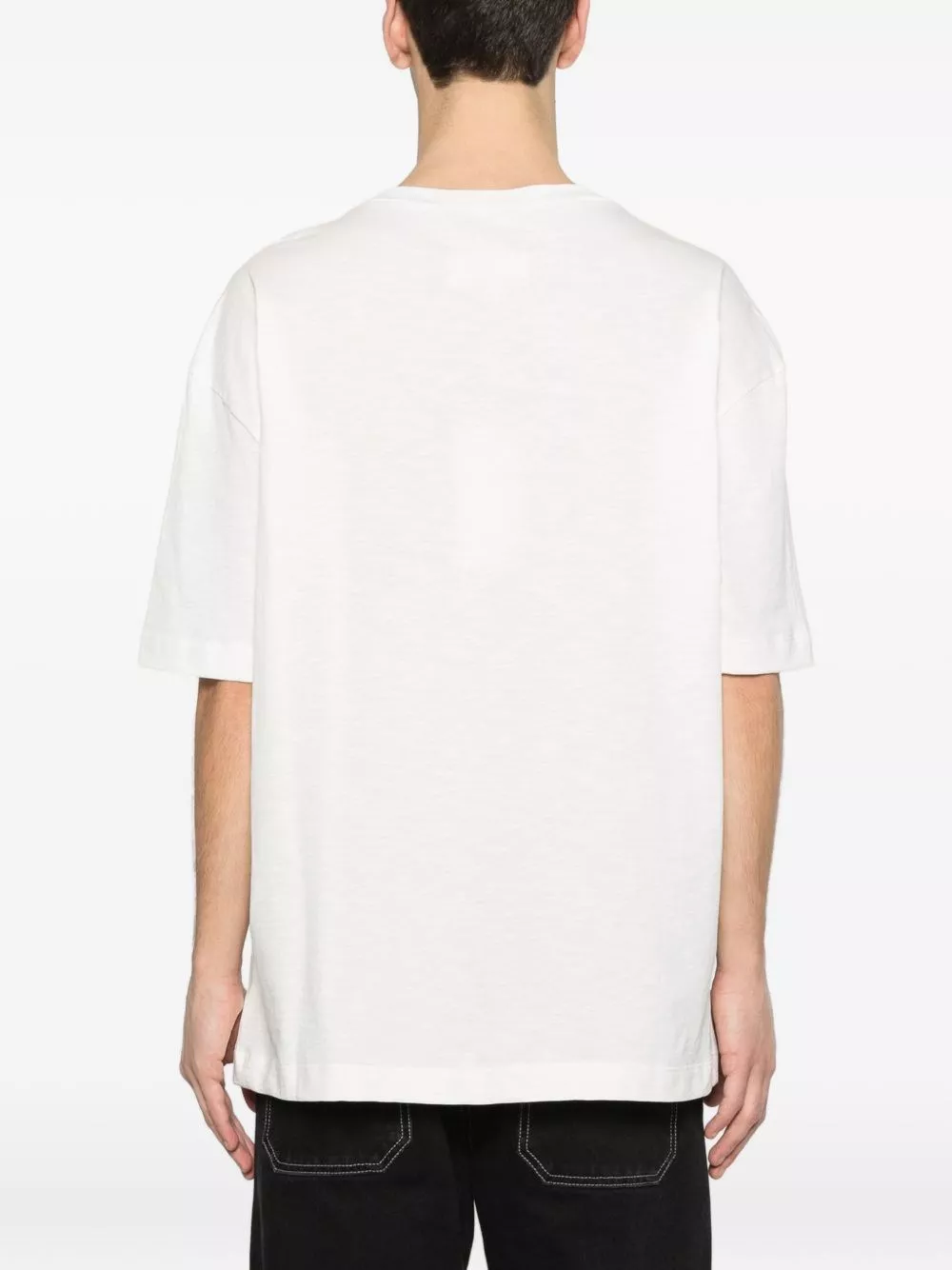 Maison Margiela T-shirt in cotone con logo, view 2
