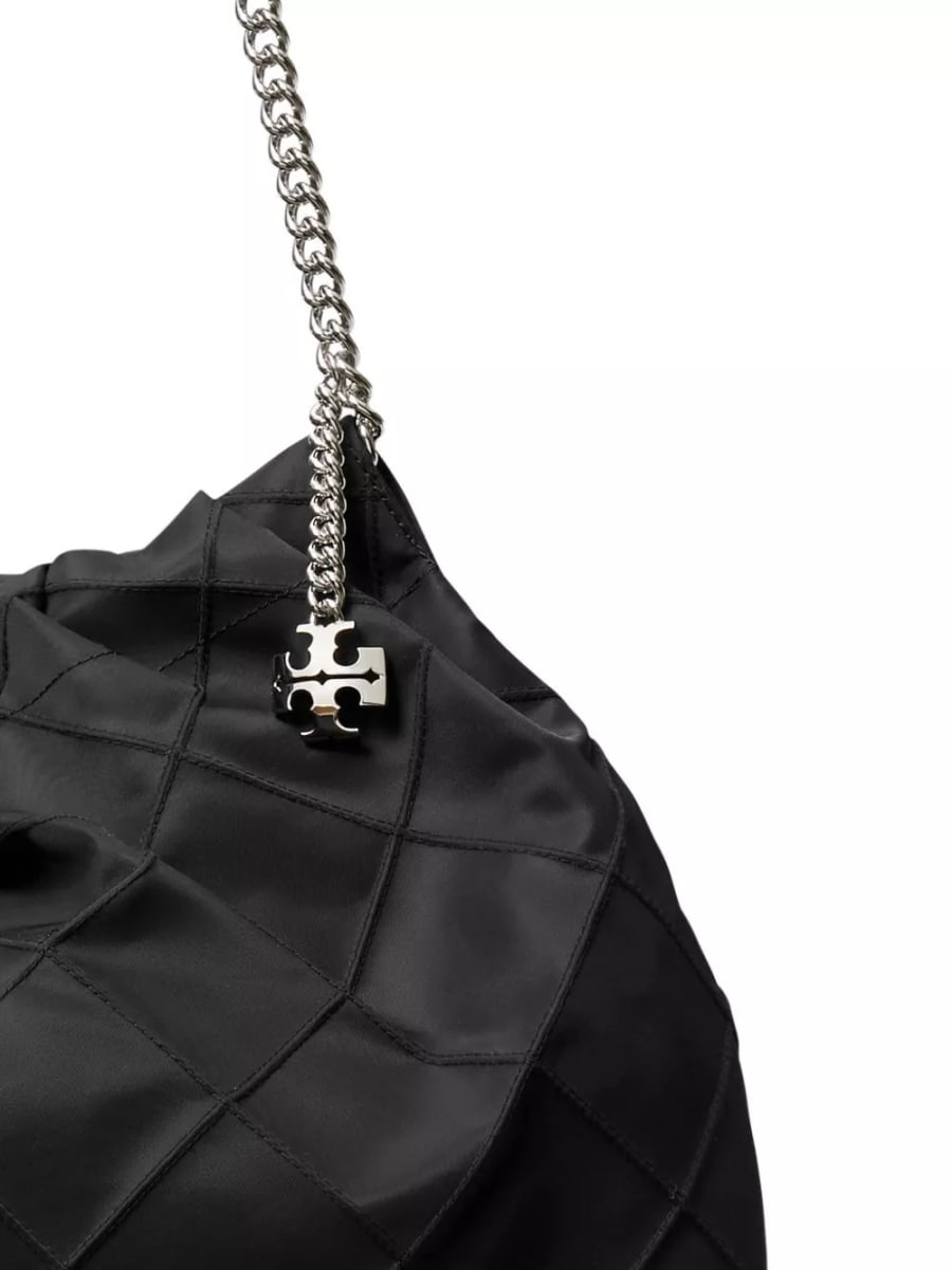 Tory Burch Borsa hobo in nylon Fleming, view 2