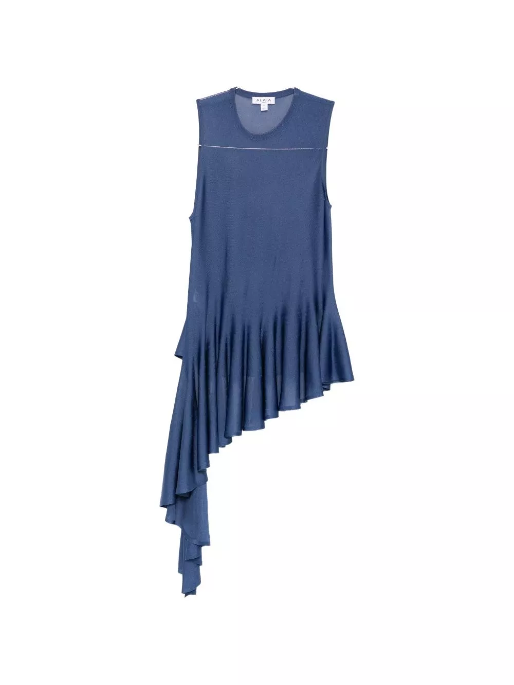 Alaïa Top in denim asimmetrico