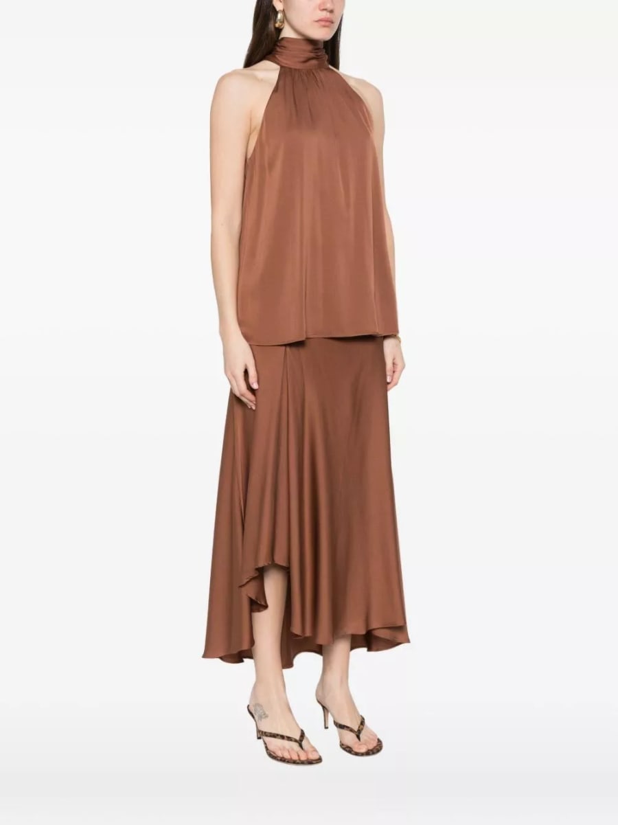 Silk95five Top in seta Villette, view 4