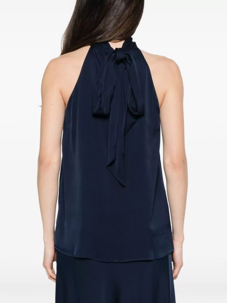 Silk95five Top in seta Villette, view 2