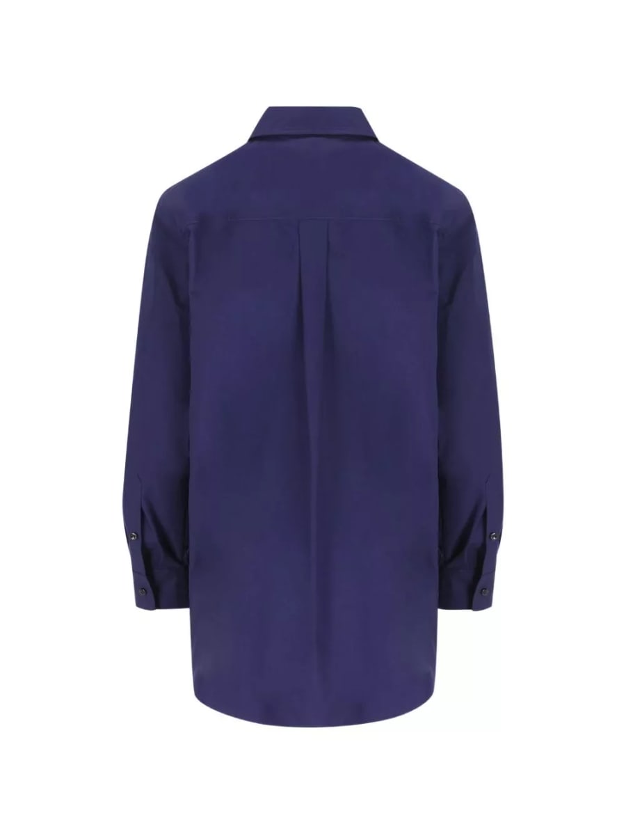 Fendi Camicia in cotone ricamata, view 4