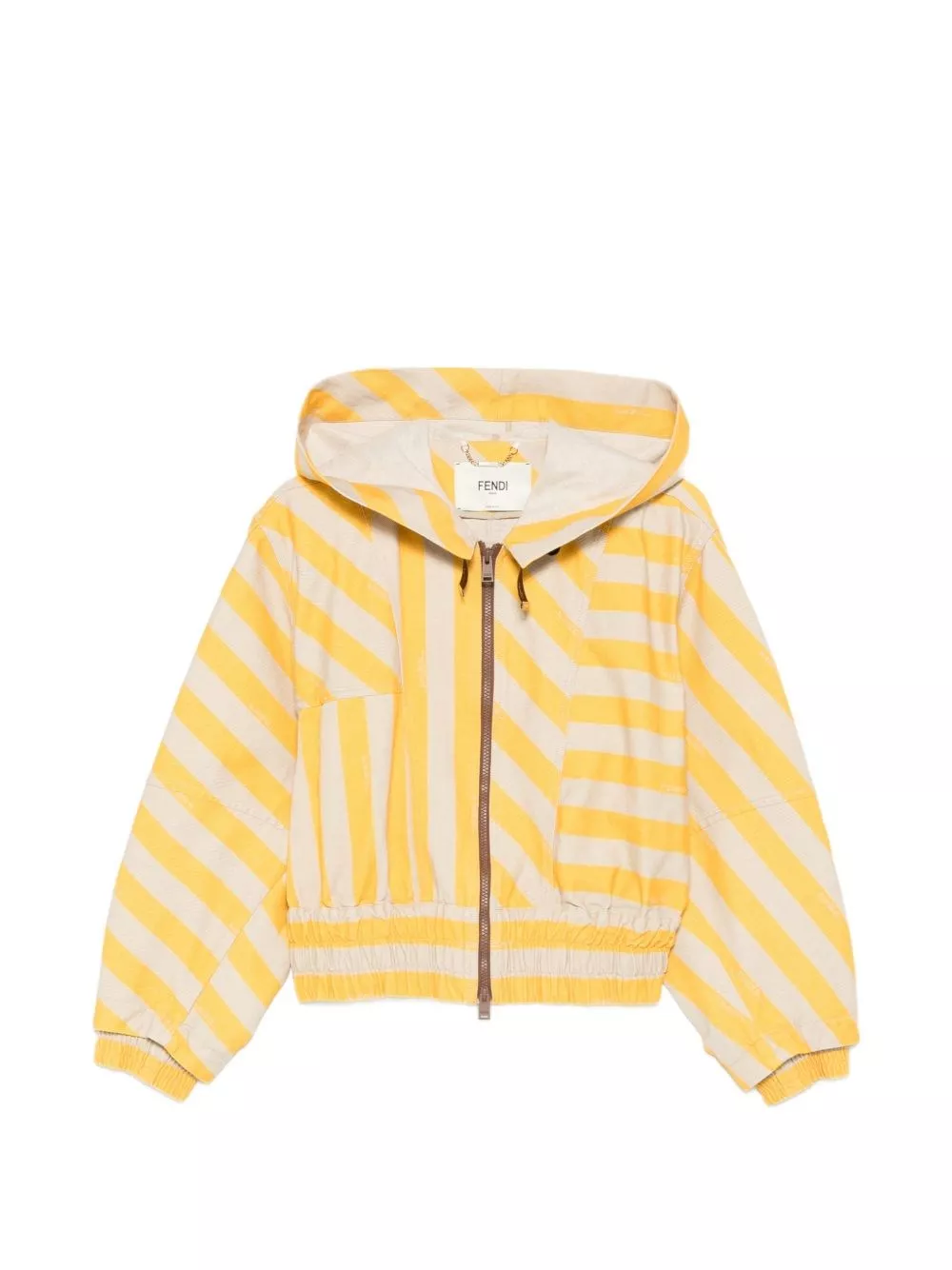 Fendi Giacca blouson a righe
