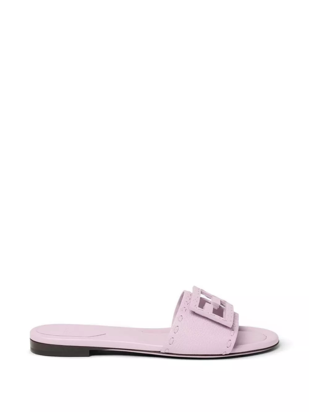 Fendi Sandali flat in pelle Baguette