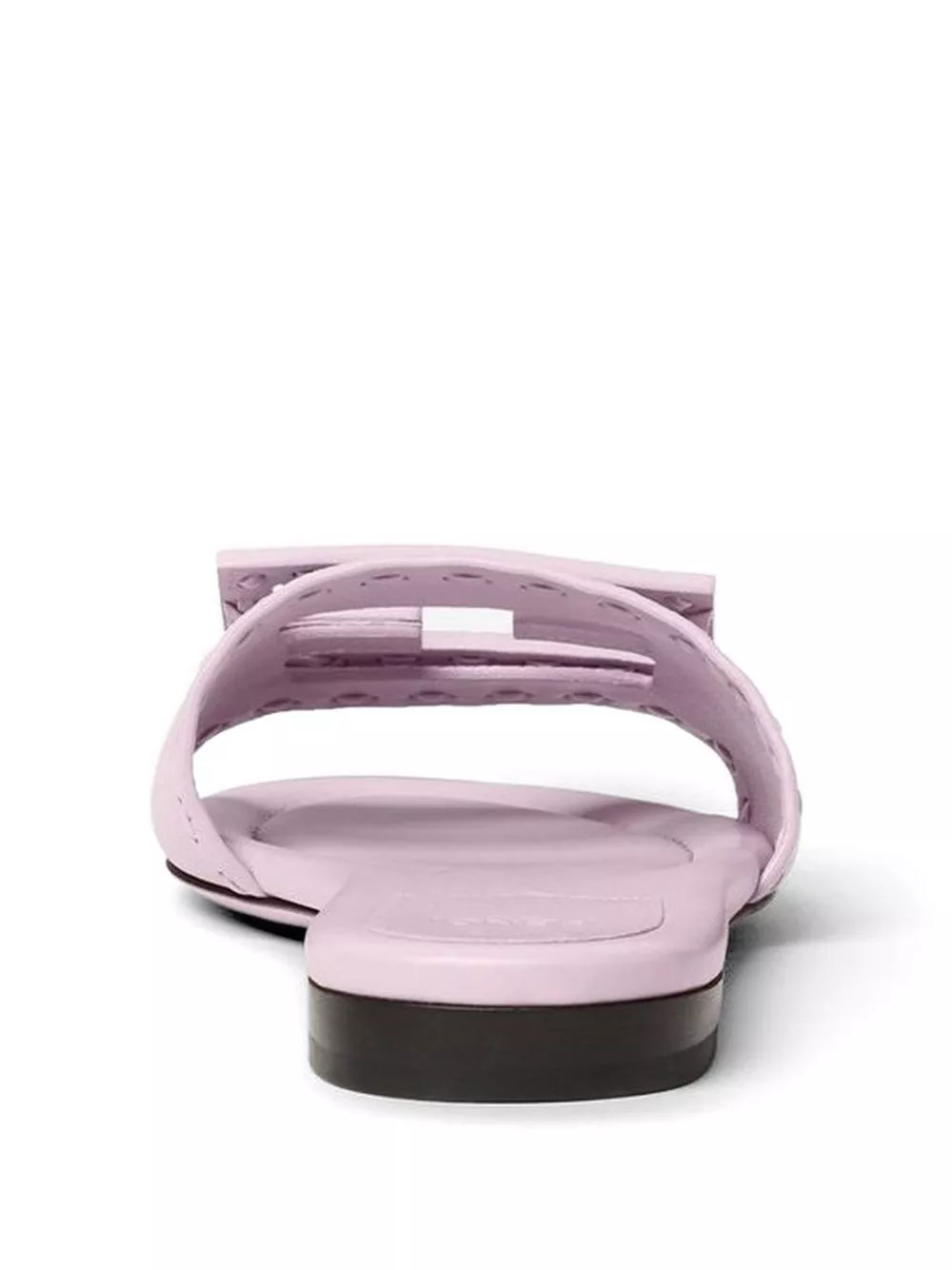 Fendi Sandali flat in pelle Baguette, view 2
