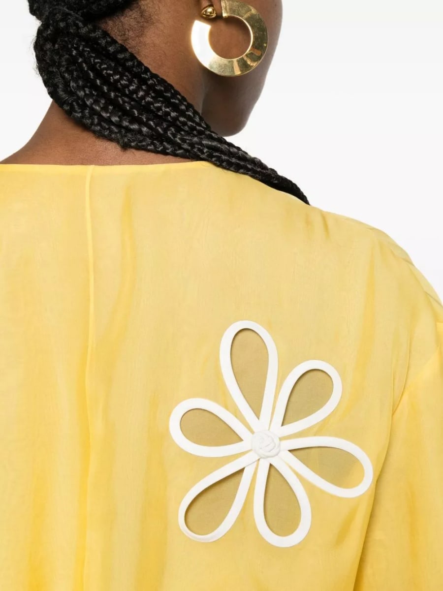 Fendi Giacca blouson ricamata, view 2