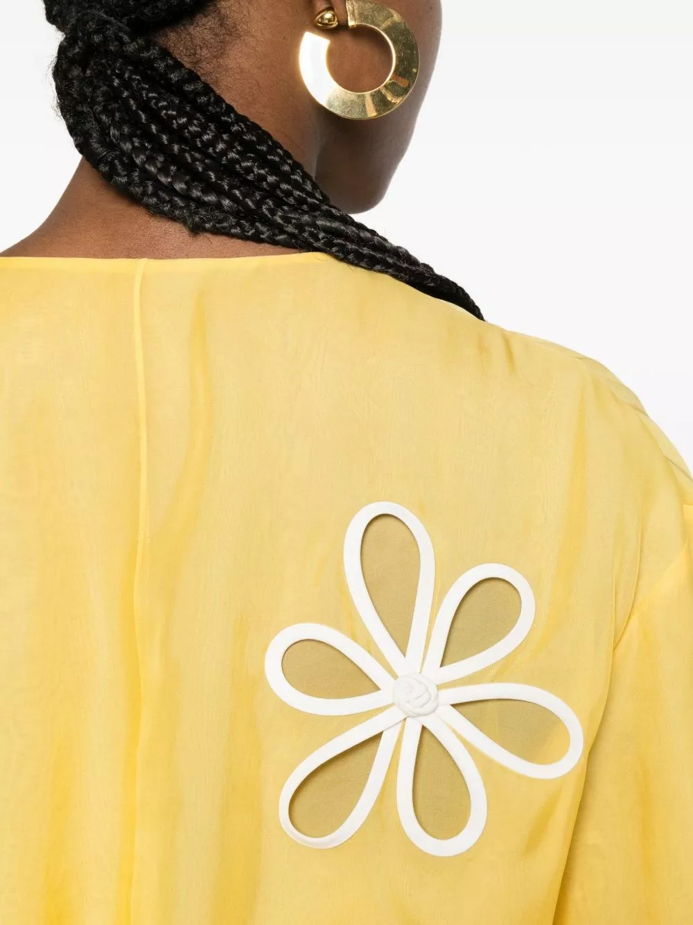 Fendi Giacca blouson ricamata, view 2