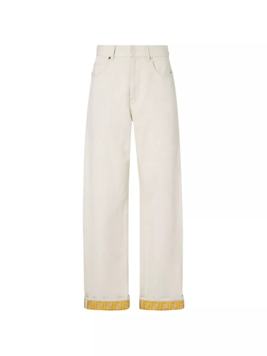 Fendi Jeans in denim FF Reverse