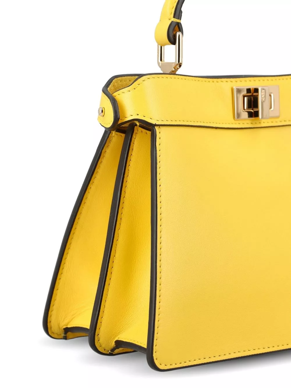Fendi Borsa a mano in pelle Peekaboo ISeeU petite, view 2
