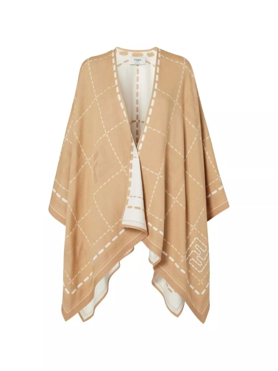 Fendi Poncho in lana