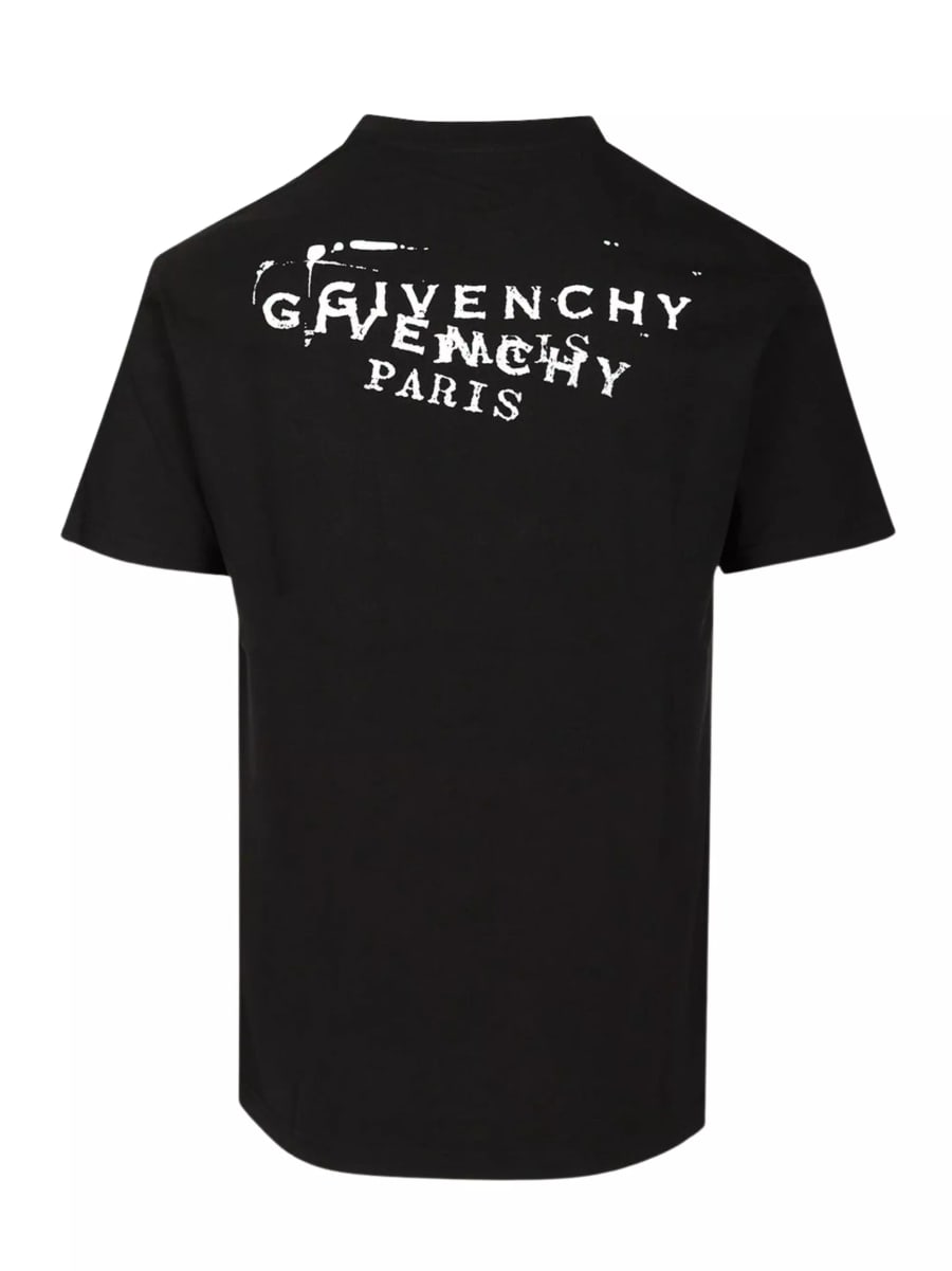 Givenchy T-shirt con logo, view 2