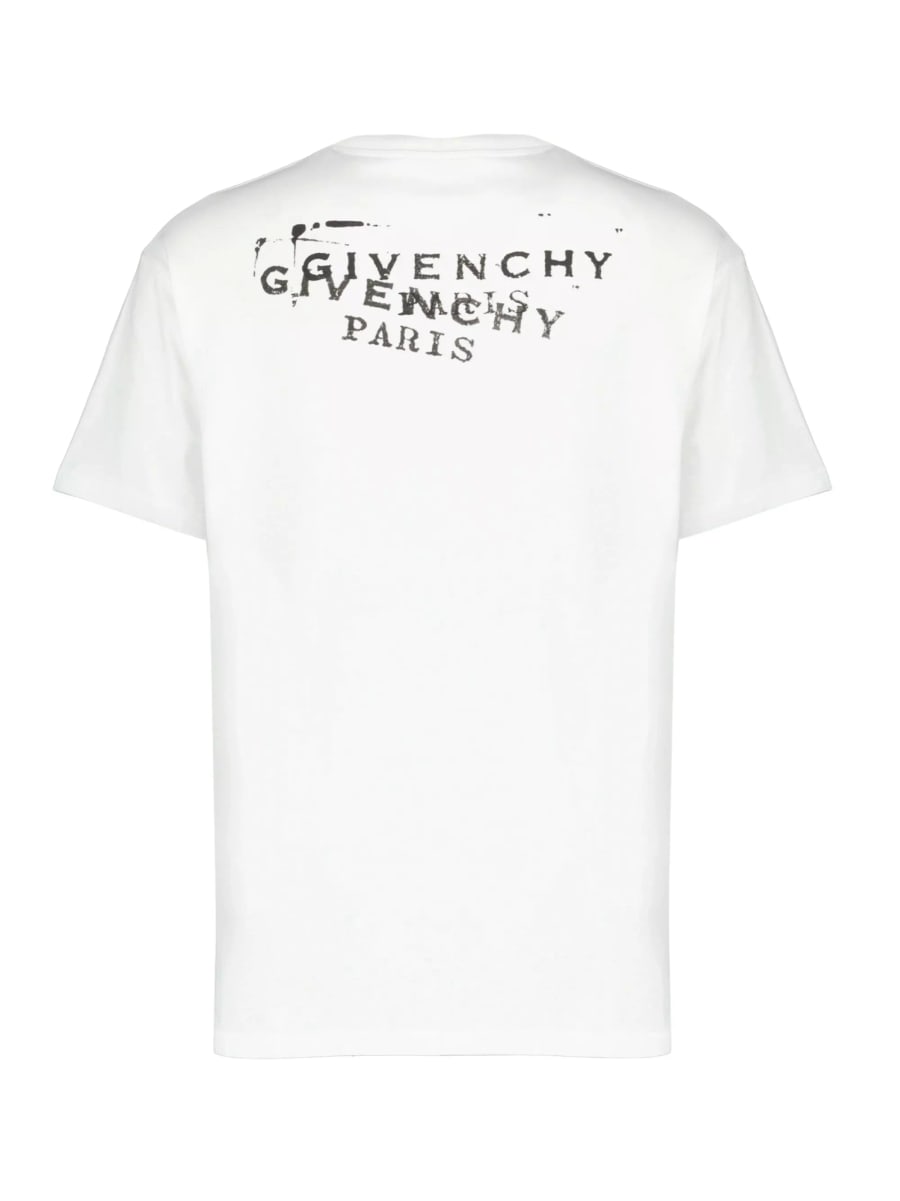 Givenchy T-shirt in cotone con logo, view 2