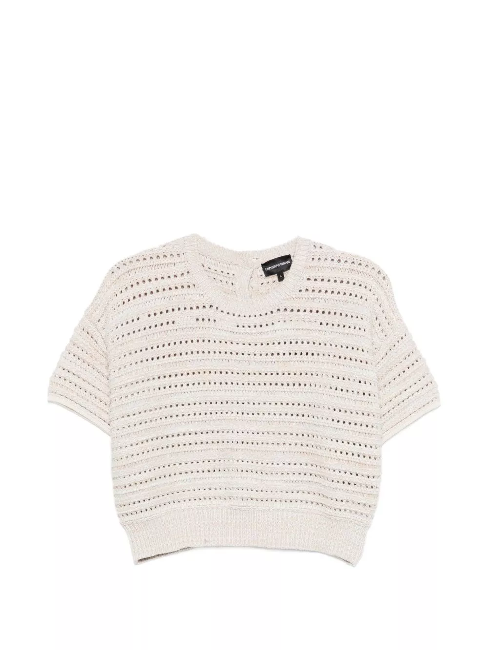 Emporio Armani Cardigan in cotone a maglia aperta