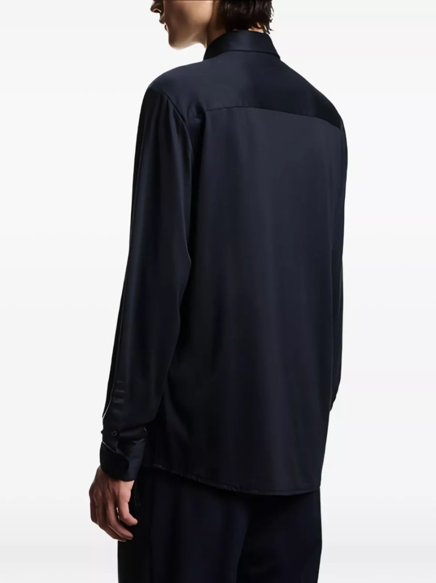 Emporio Armani Camicia in misto cotone, view 5