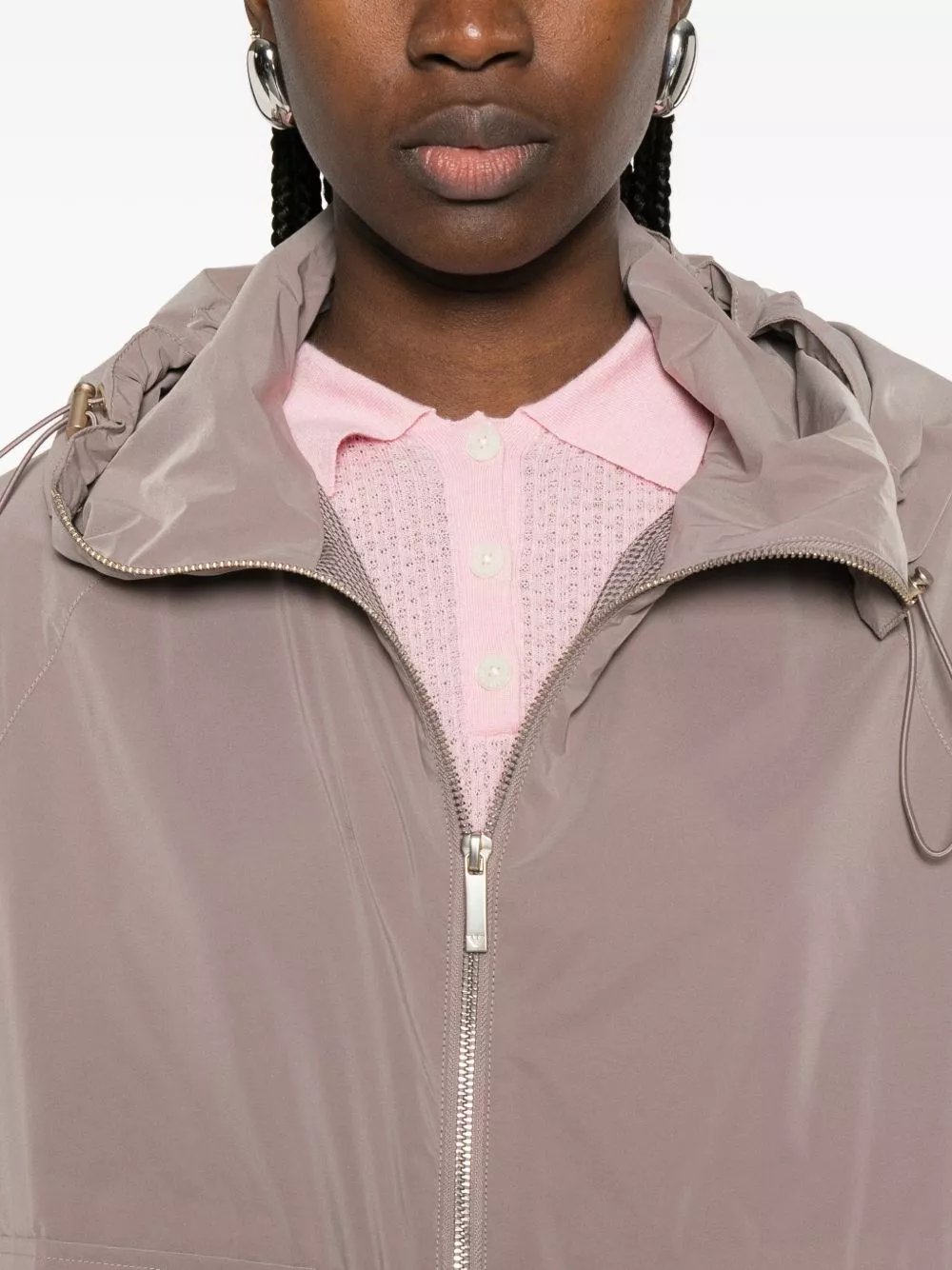 Emporio Armani Giacca blouson in nylon, view 2