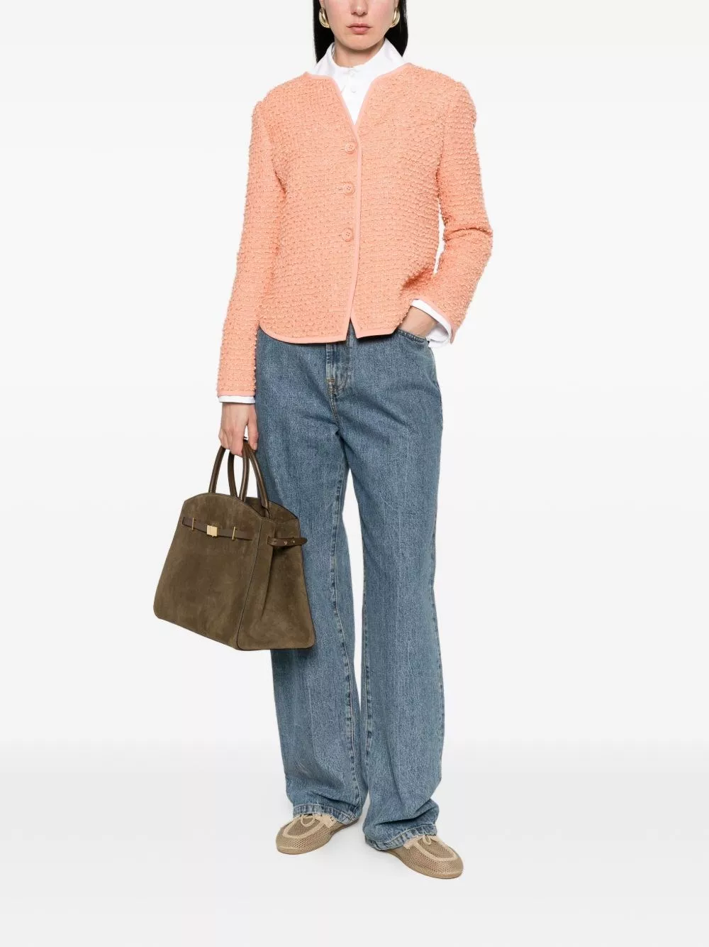 Emporio Armani Giacca in misto lana, view 2