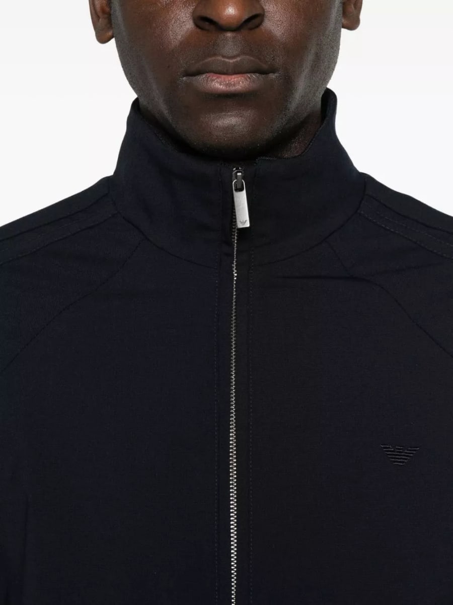 Emporio Armani Giacca bomber in misto lana, view 3