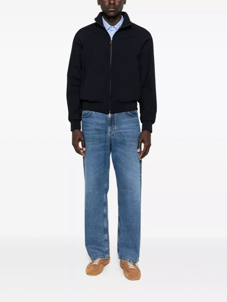 Emporio Armani Giacca bomber in misto lana, view 4