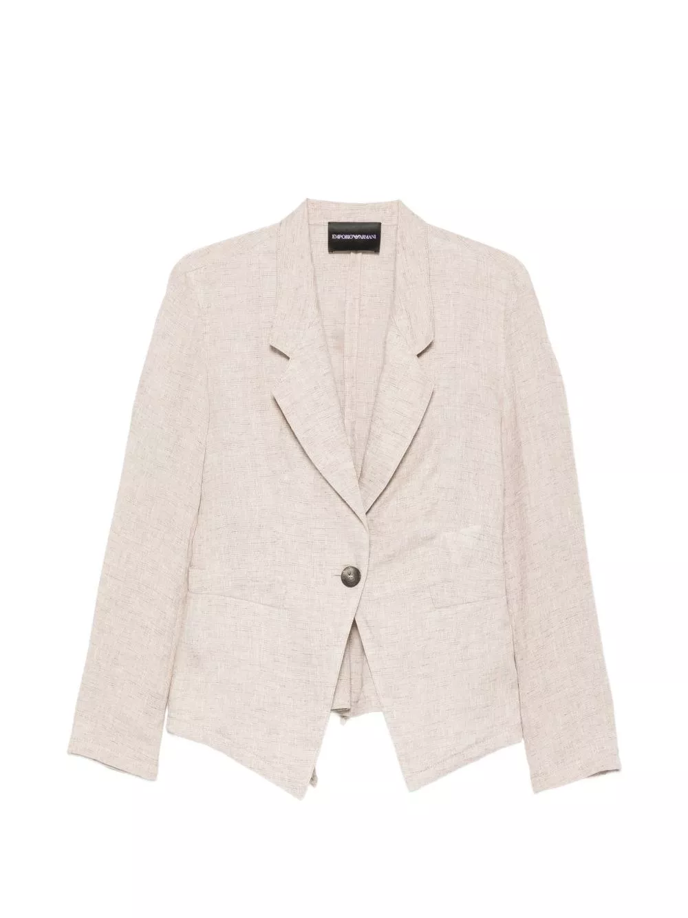 Emporio Armani Giacca in lino monopetto
